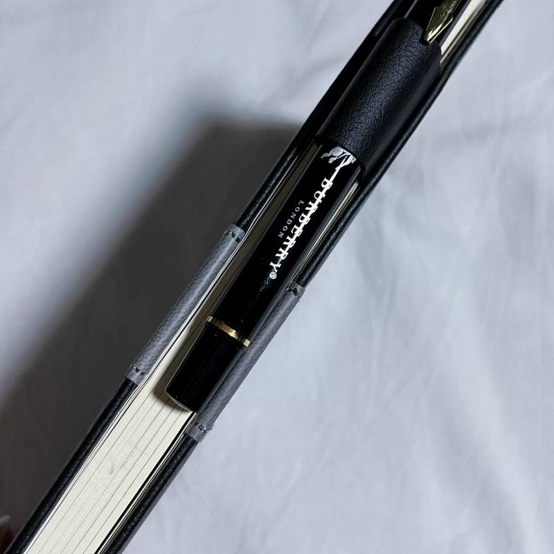 Bu London Black Leather Notebook with Pen