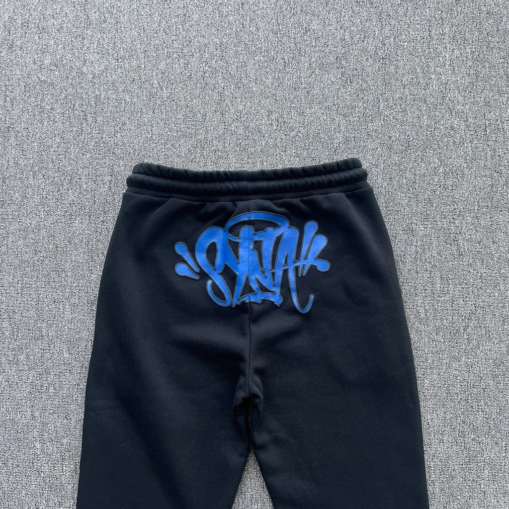 Hoodie Set Black Blue