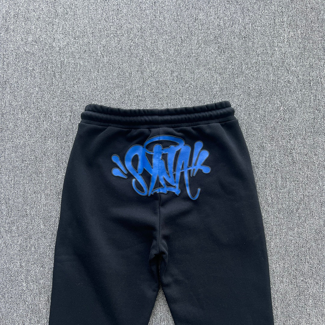 Hoodie Set Black Blue