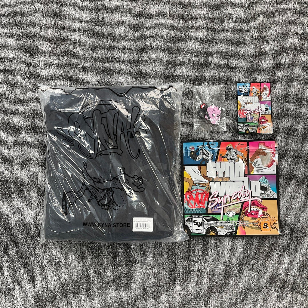 Zip Hoodie Black