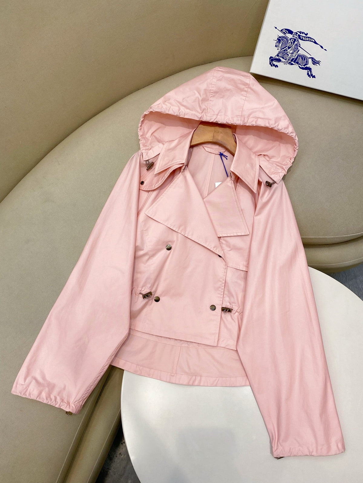 Hooded Taffeta Jacket