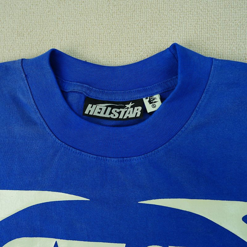 Hellstar Warm Up T-Shirt Blue