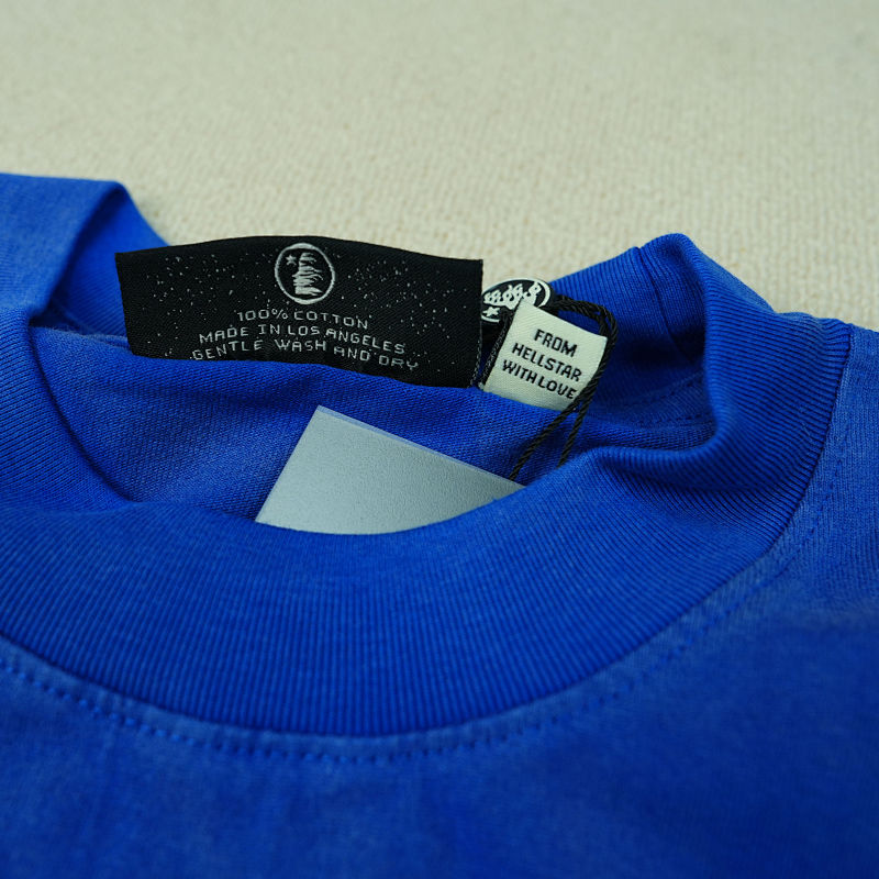 Hellstar Warm Up T-Shirt Blue