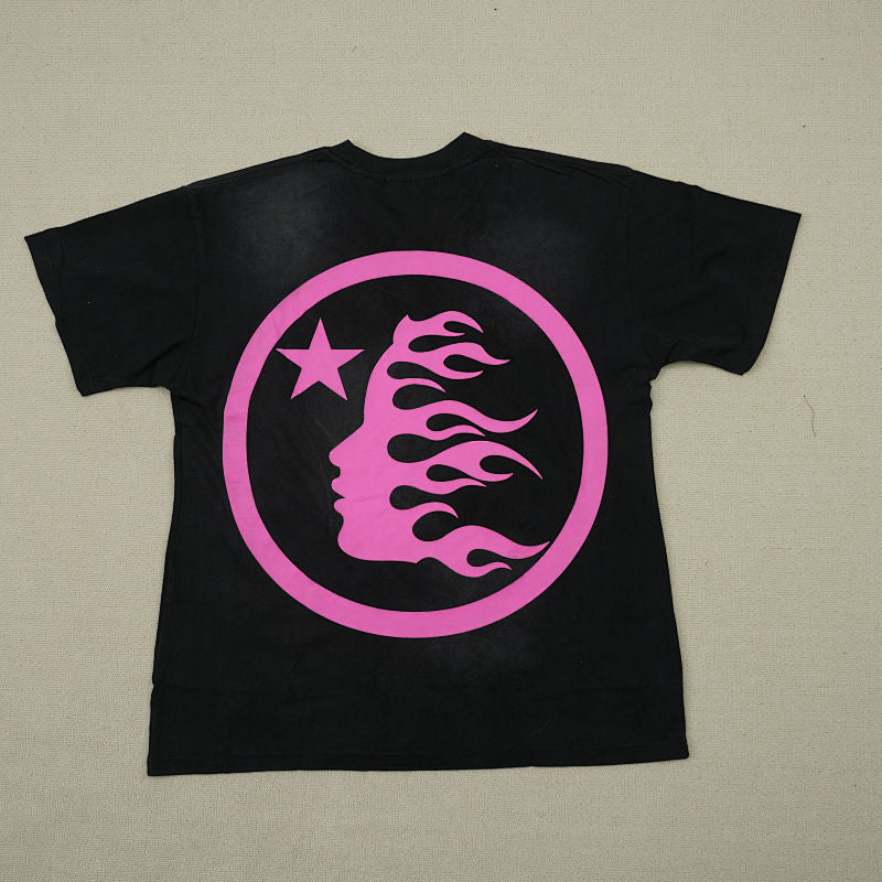 Hellstar Classic T-Shirt (Regular Print)Black/Pink