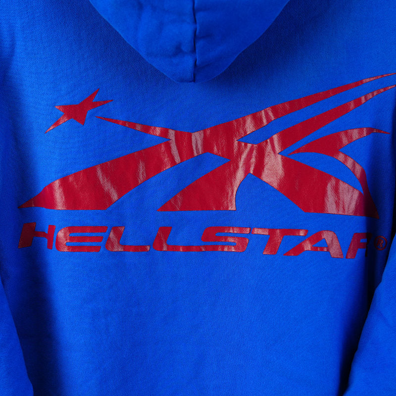 Hellstar Gel Hoodie Blue