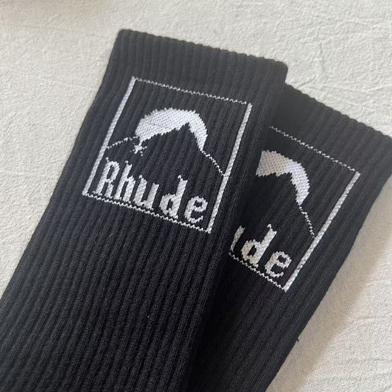 Rhude Mountain Graphic Crew Socks