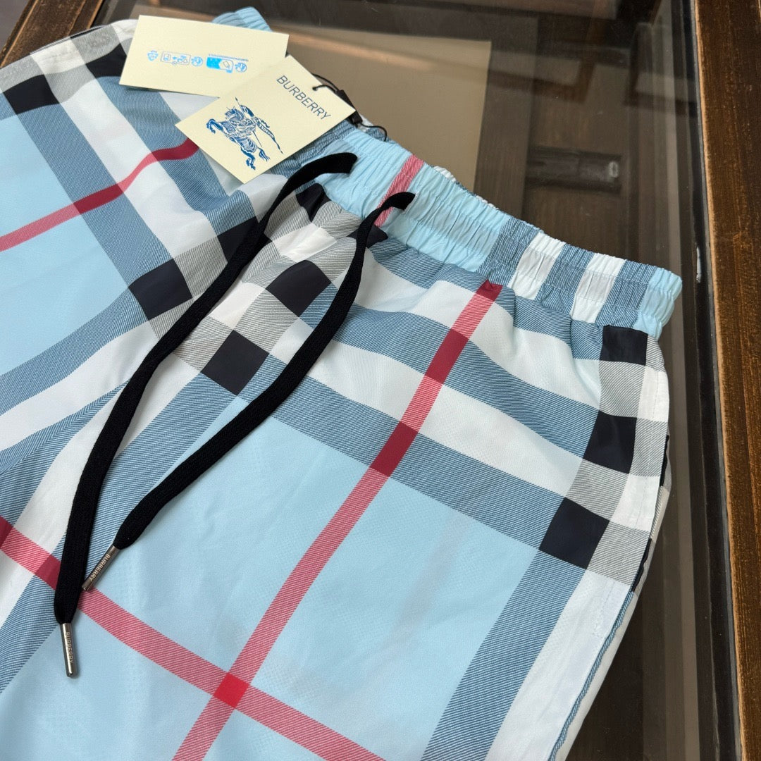 Check Swim Shorts