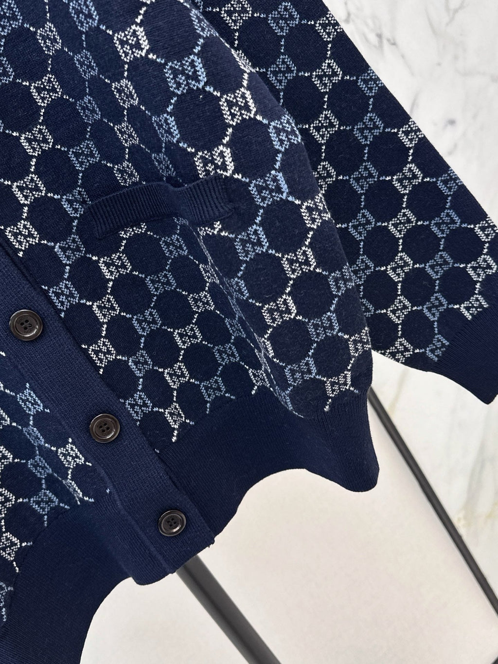 Jacquard Cardigan