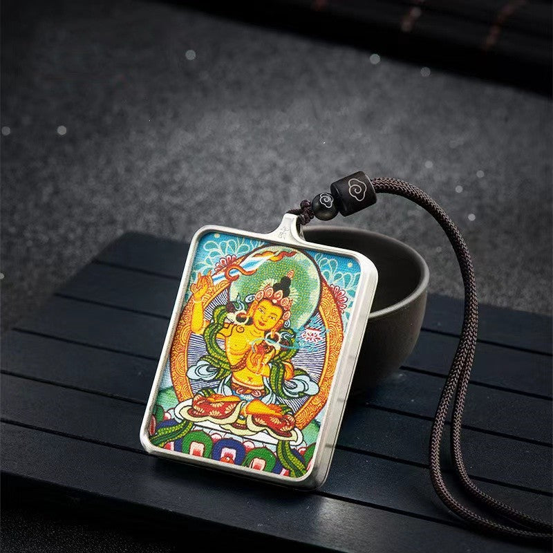 Thangka Buddha Pendant-Genuine Handmade