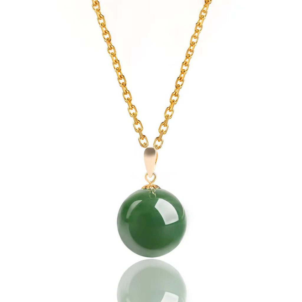 Natural Jadeite Pendant Necklace-Harmony and Balance