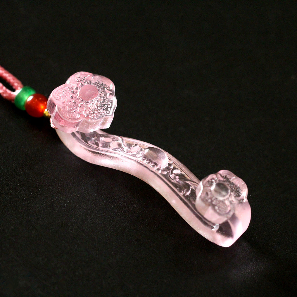 The Flow of Intentions: Handcrafted Liuli Ruyi Amulet