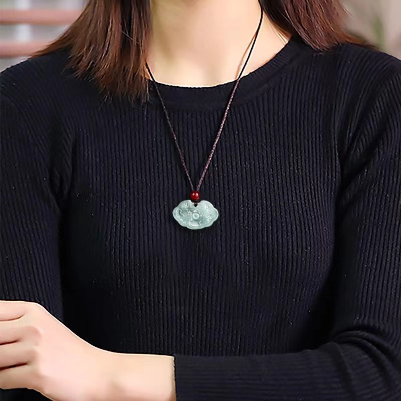 Ruyi Jade Pendant-Auspicious Fortune