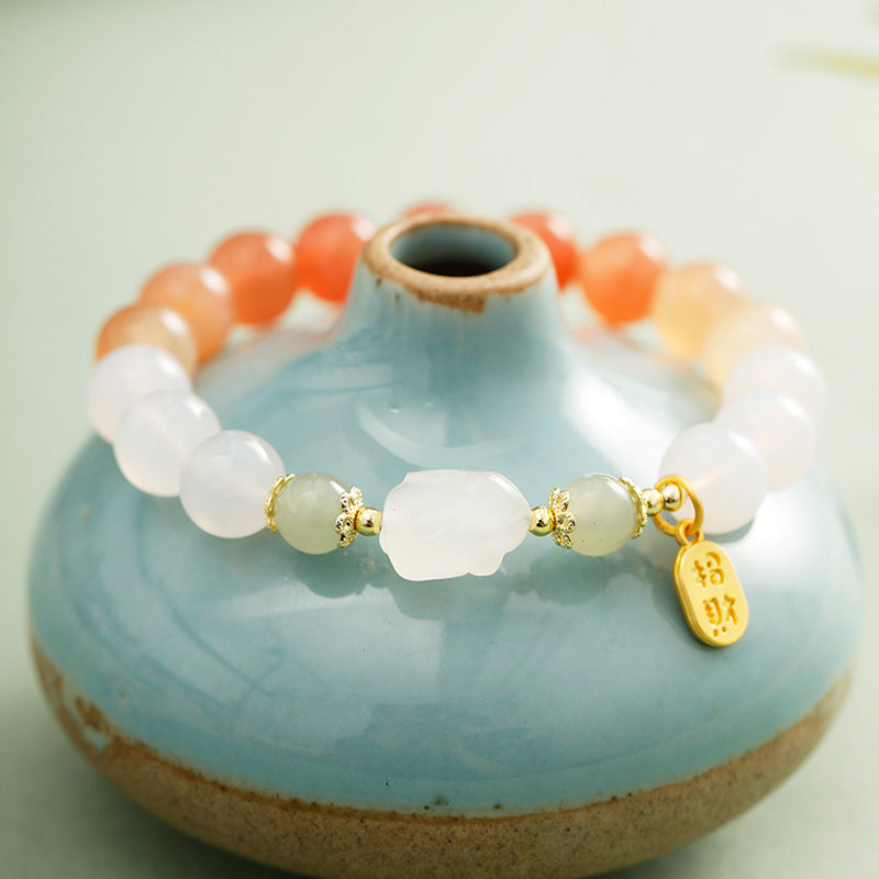 Jade Rabbit Bracelet-Grace and Good Fortune