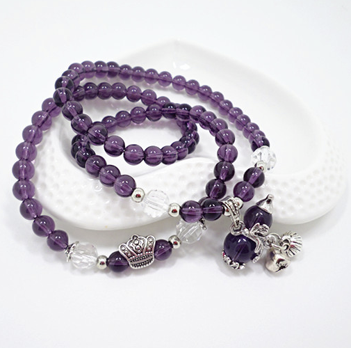 Feng Shui Natural Amethyst Wealth Bracelet