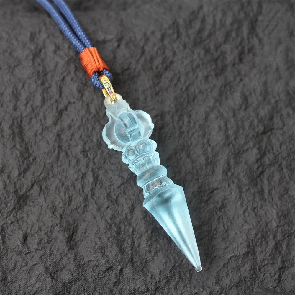 Vajra Phurba Liuli Pendant – Protection. Clarity & Spiritual Strength