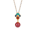 Auspicious Clouds Red Agate Necklace-Lucky and Prosperity