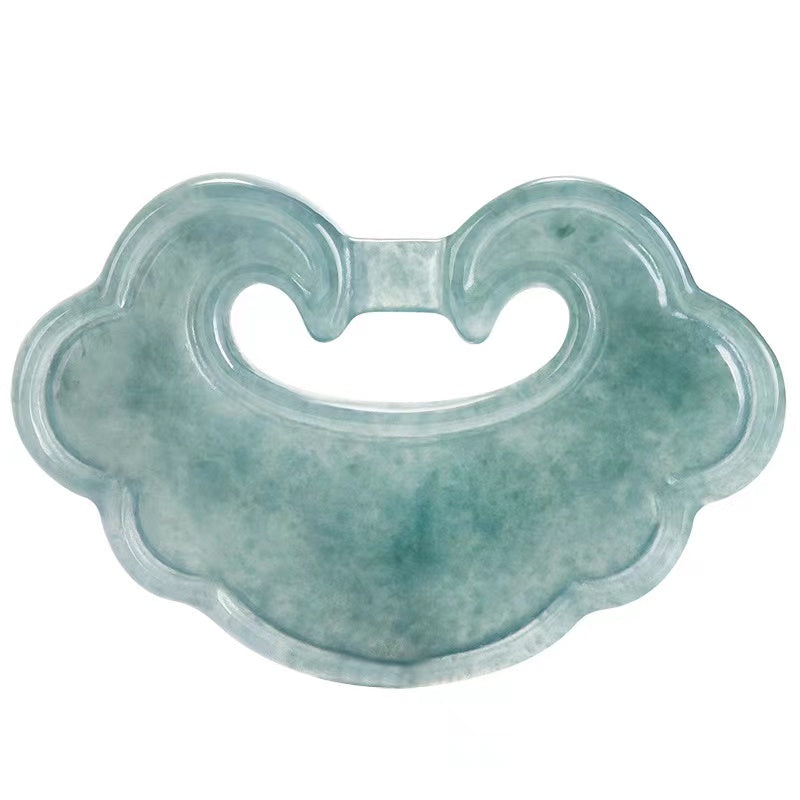 Ruyi Lucky Pendant-Ice Jade