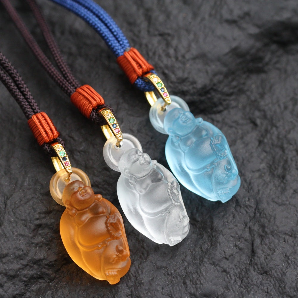 Maitreya Liuli Pendant-Joy Contentment & Inner Abundance