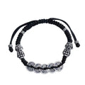 Five Emperors Coins Double Pixiu Handmade Rope Bracelet-Traditional Good Fortune Symbol