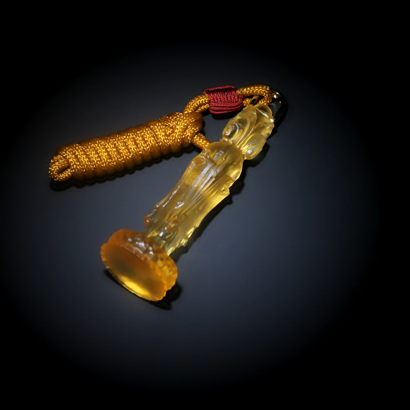 Three-Faced Guanyin Glaze Pendant-Compassion. Protection & Harmony