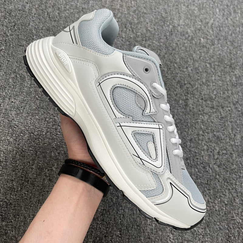 Dior B30 Sneaker — Grey Black White