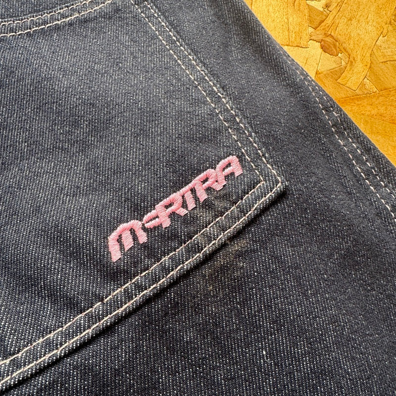 Mertra Reverse Bigstep Denim - Indigo/Pink