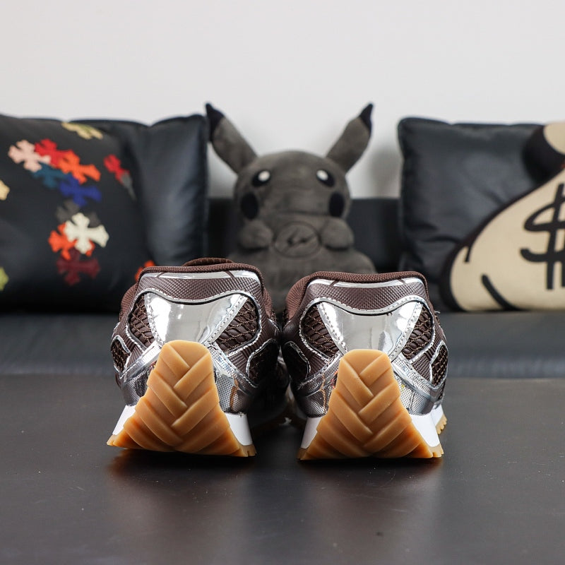 Bottega Veneta Orbit Sneaker - Brown/Silver