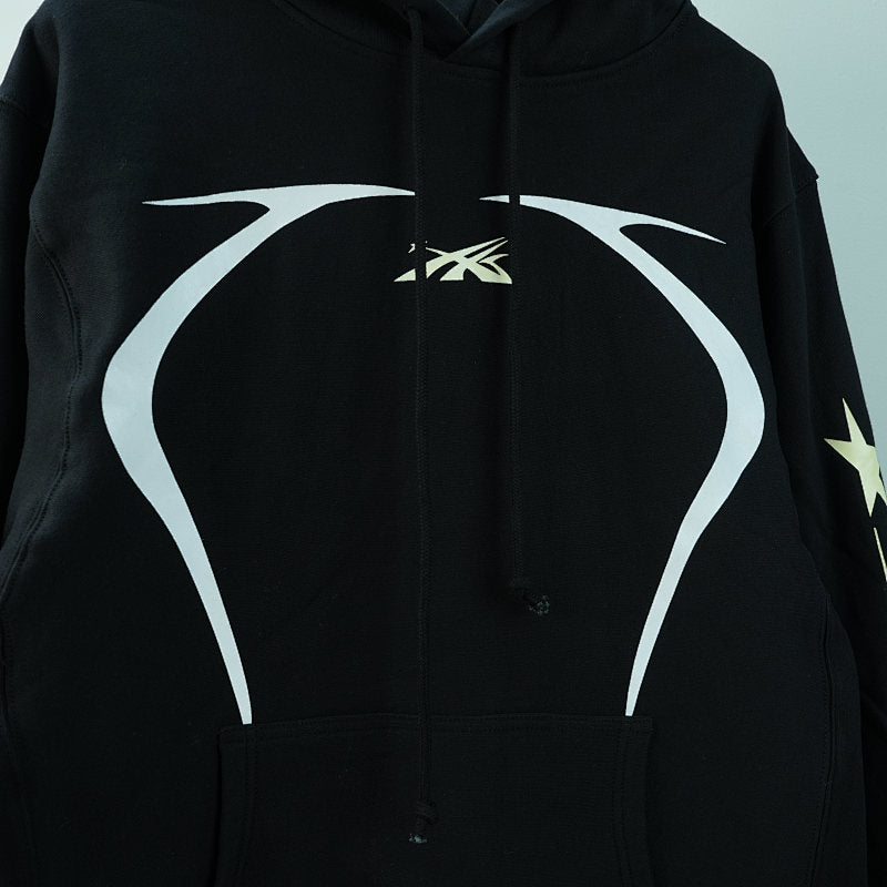 Hellstar Sports Hoodie. Jet Black
