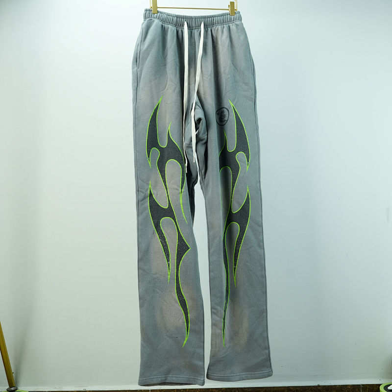Hellstar Future Fames Sweatpants Grey/Green