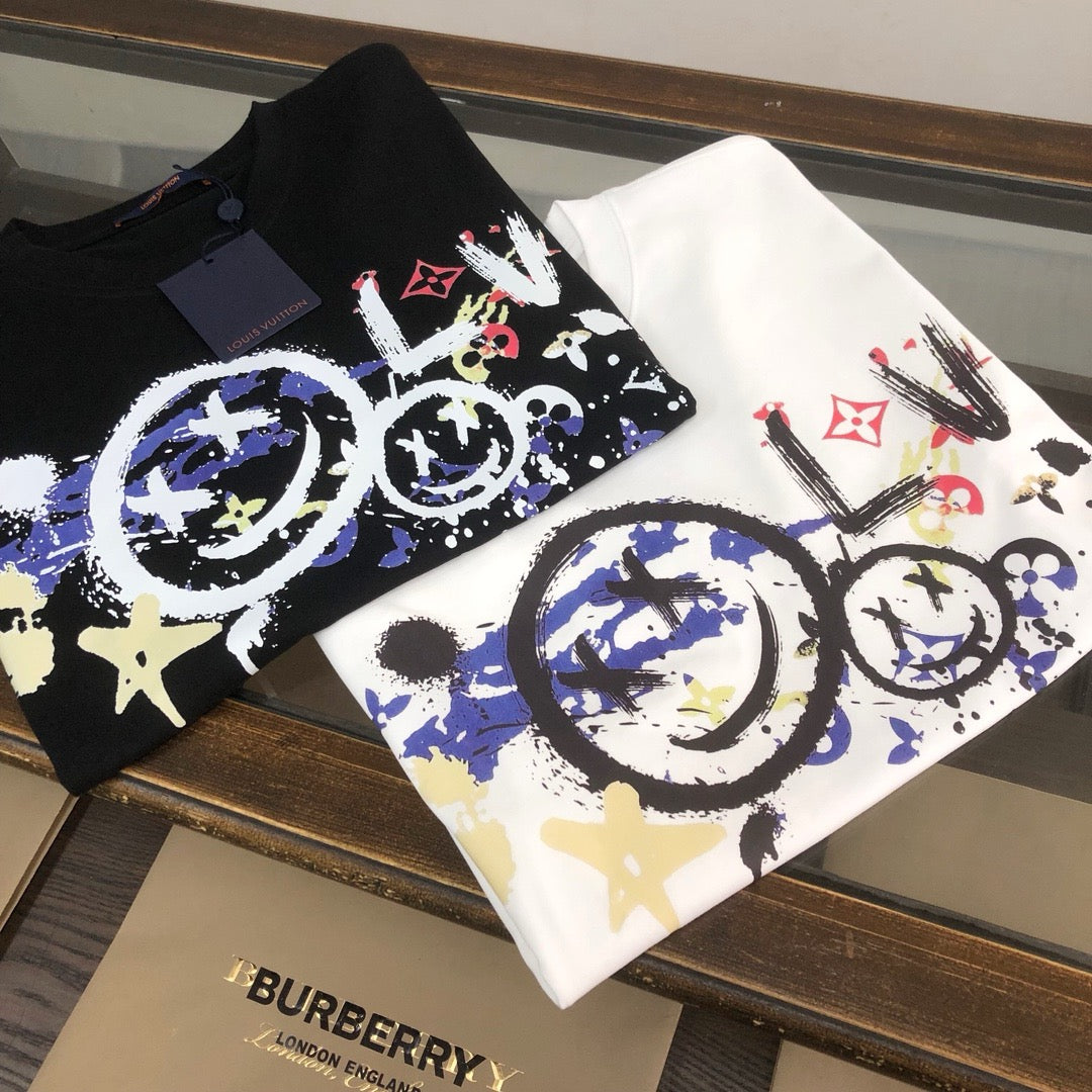 Graffiti Monogram Logo T-Shirt