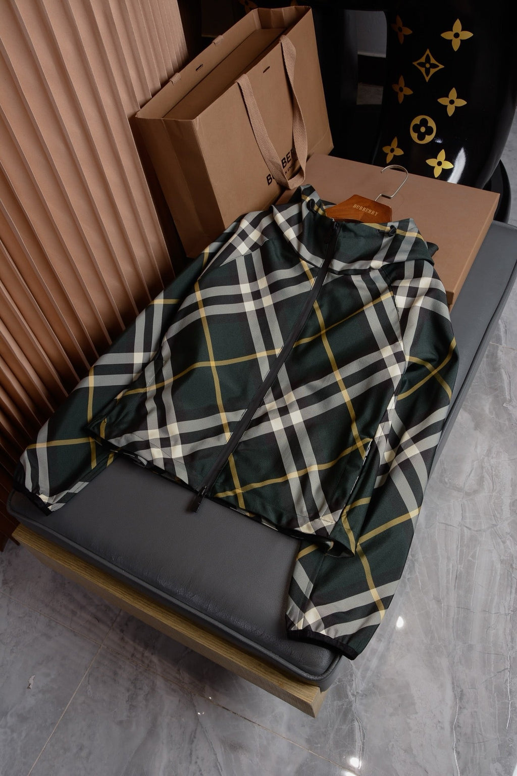 Checked Twill Jacket