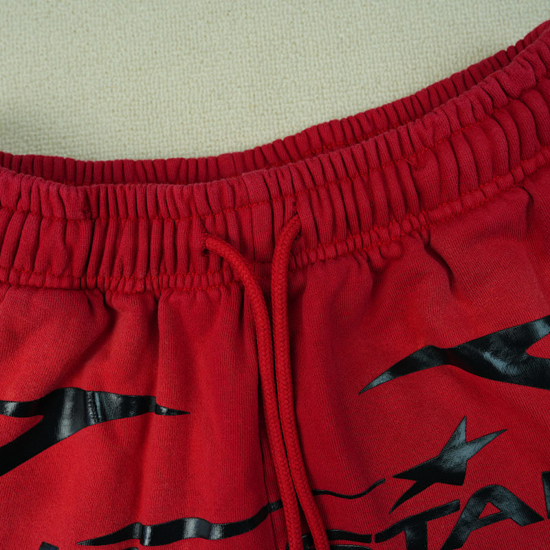 Hellstar Warm Up Shorts Red
