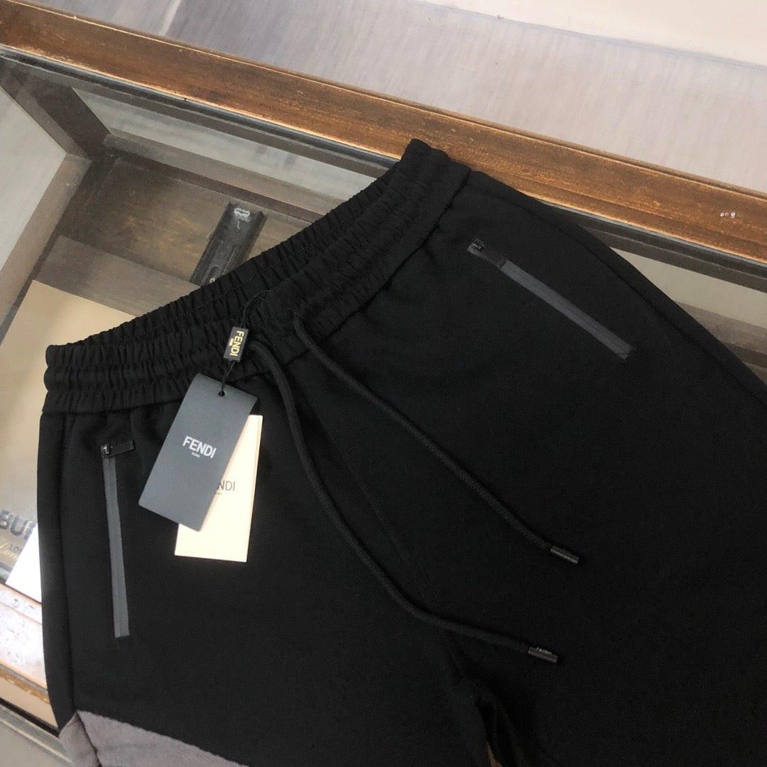 Panel Drawstring Shorts
