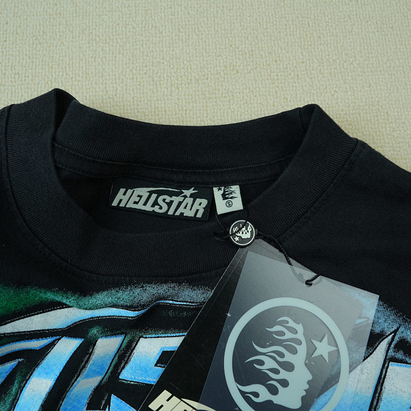 Hellstar The Future T-Shirt Black/Blue