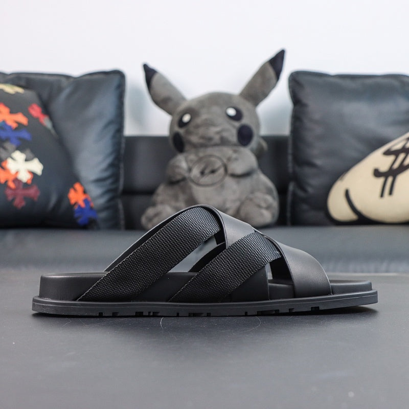 Hermes Izmir Sandal - Noir/Black