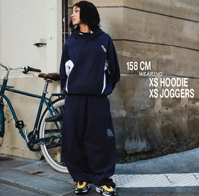 Mertra BIGSTEP JOGGERS - Navy/White