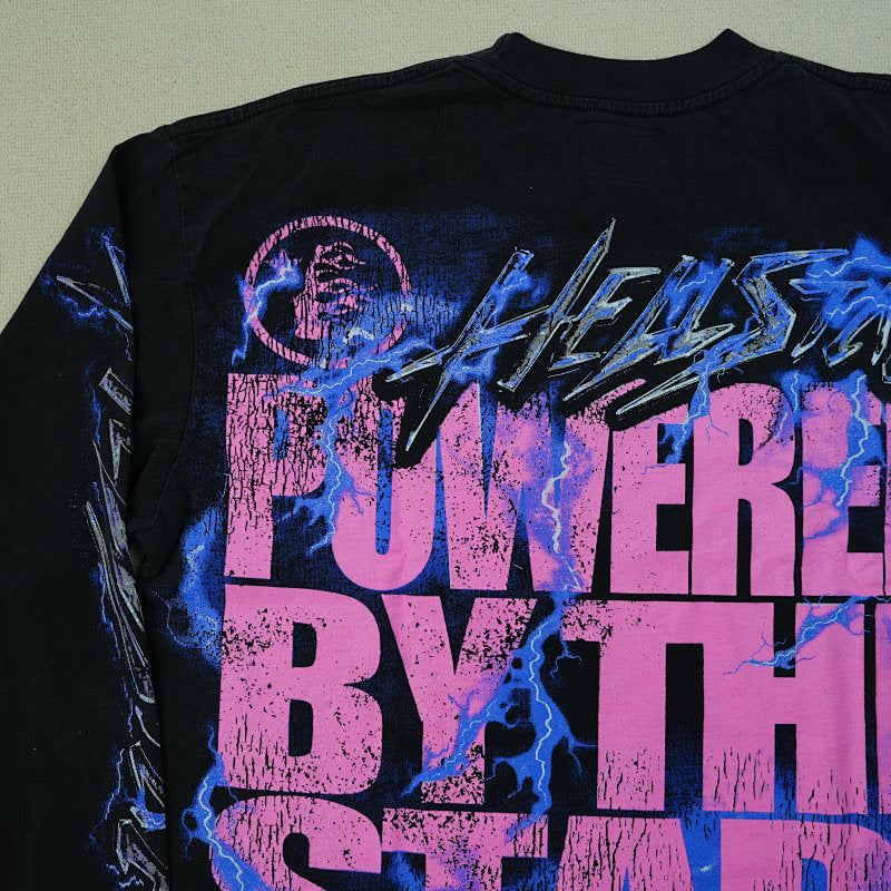 Hellstar Powered By The Star L/S Tee Black