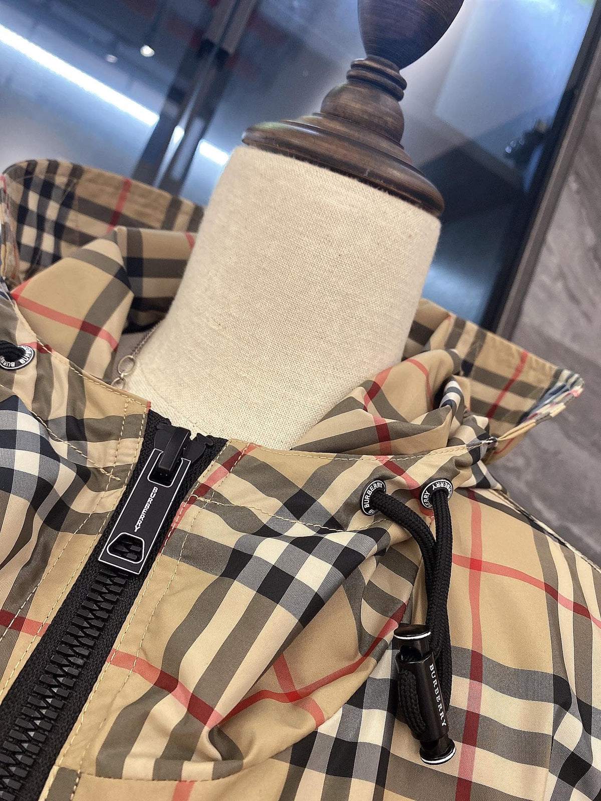 Traditional Check Print Jacket