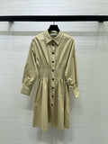 Cotton Nylon Shirt Dress