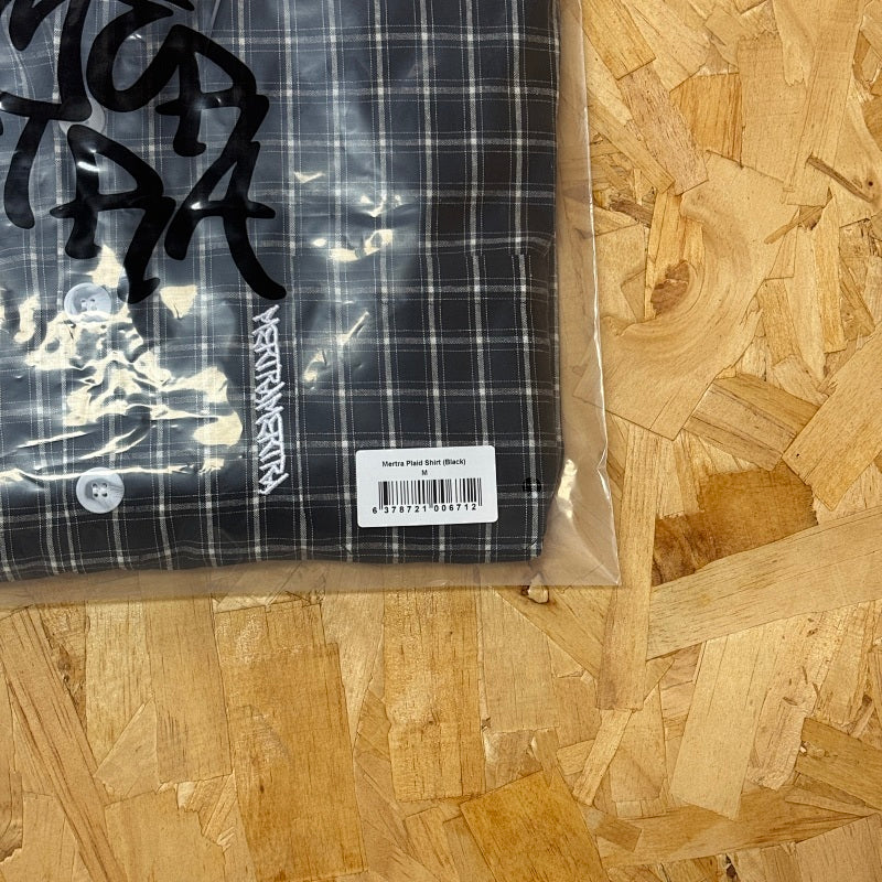 Mertra Plaid Shirt - Black