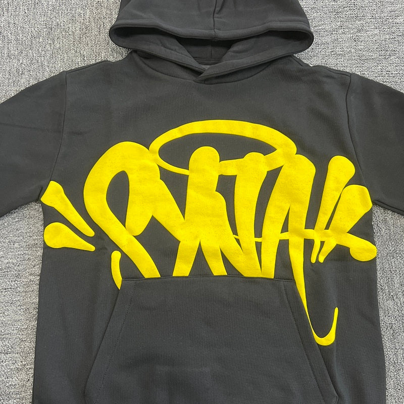 Syna-World Tracksuit - Black-Yellow