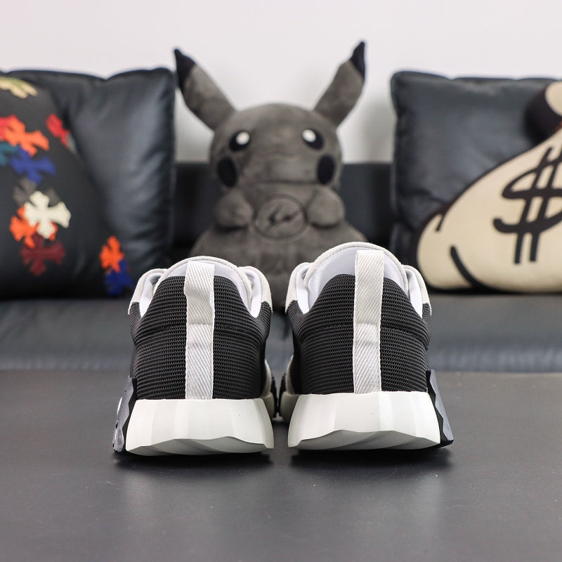 Hermes Bouncing Sneaker - Black/White