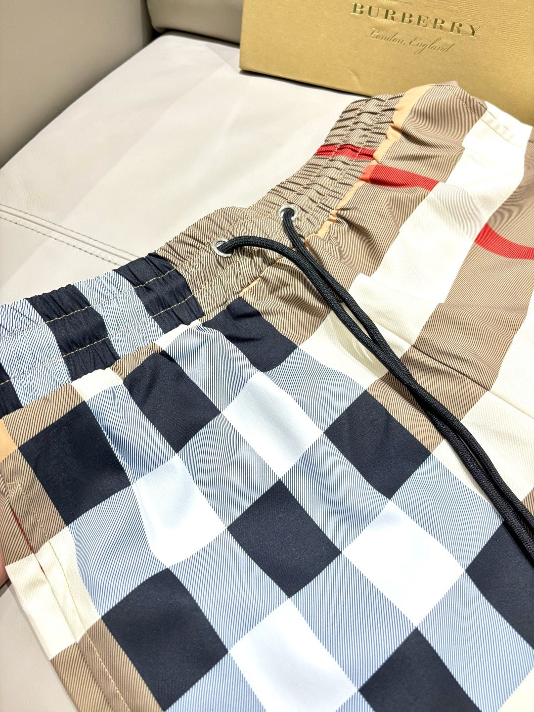 Vintage Check Swim Shorts