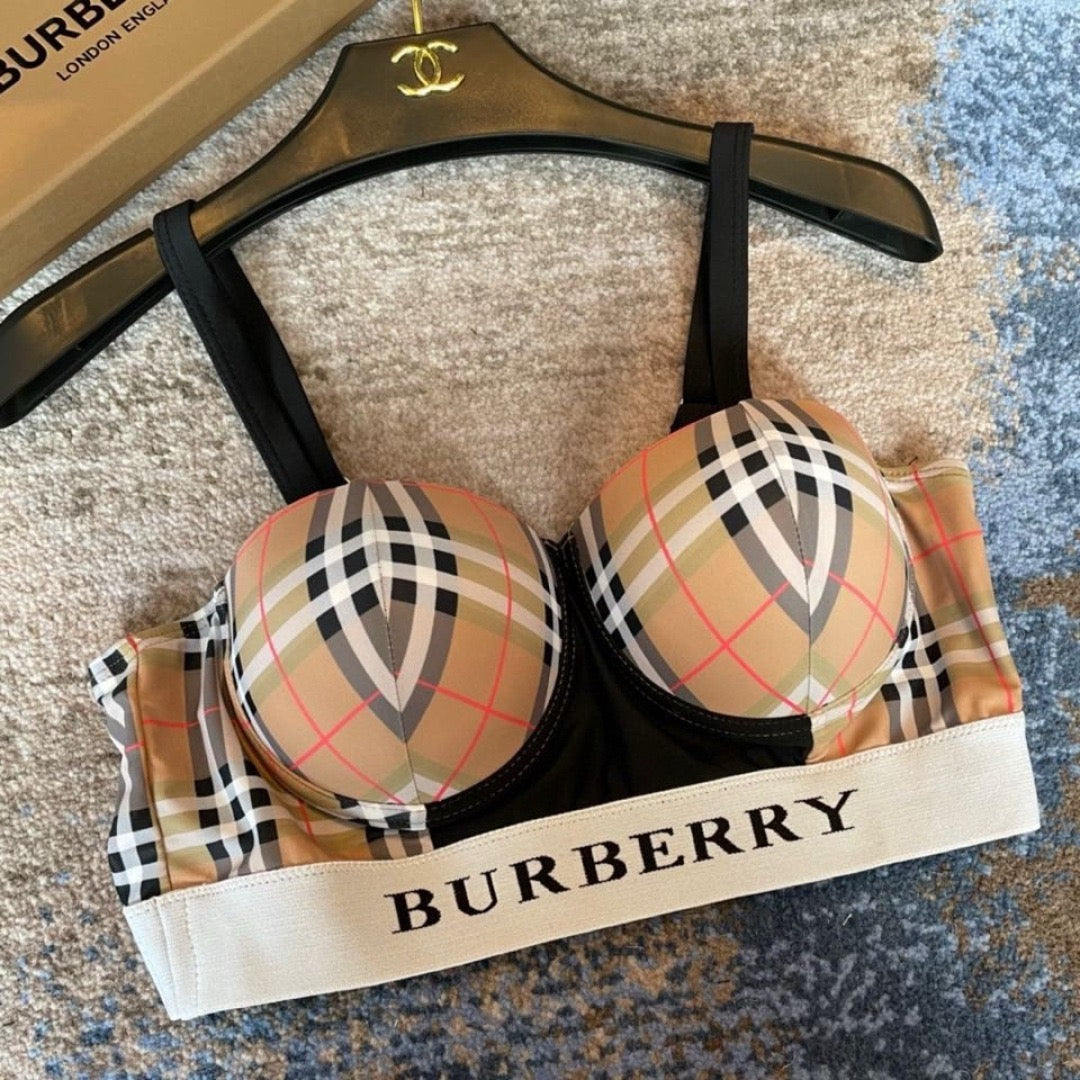 Vintage Check Bikini Set