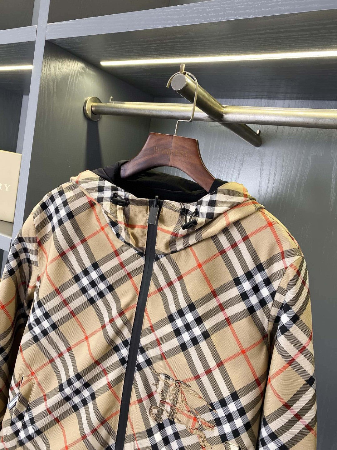 Reversible Check Jacket