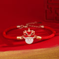 Red String Bracelet-Fengshui Lion