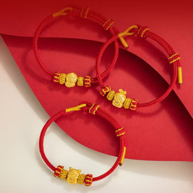 12 Zodiac Fortune Gold Bracelet ¨C Wealth on Arrival Lucky Year Series