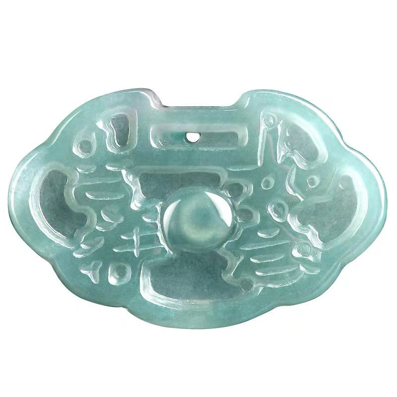 Ruyi Jade Pendant-Auspicious Fortune
