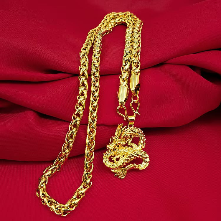 Gold Guangong Pendant Chain Necklace-Wealth Of God