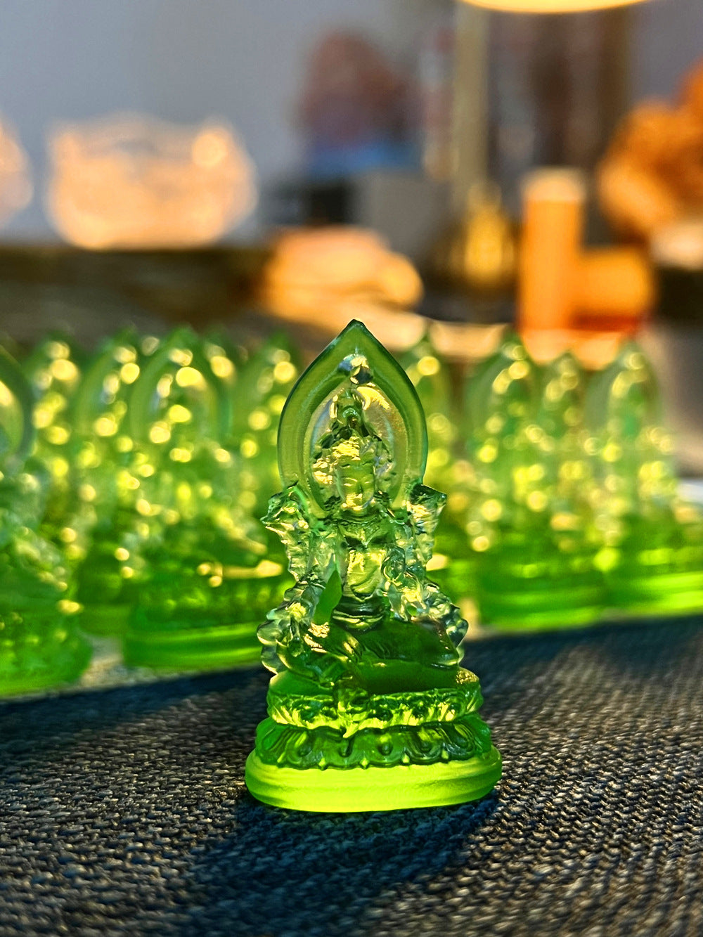 Green Tara Glaze Pendant ¨C Protection. Compassion & Positive Energy